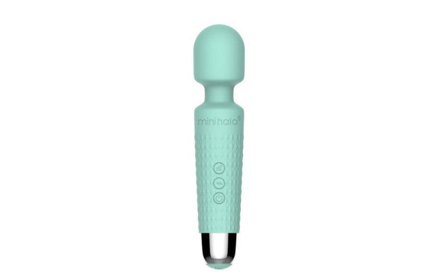 Shibari Mini Wand Halo 20X Minty Green - Adult Toys