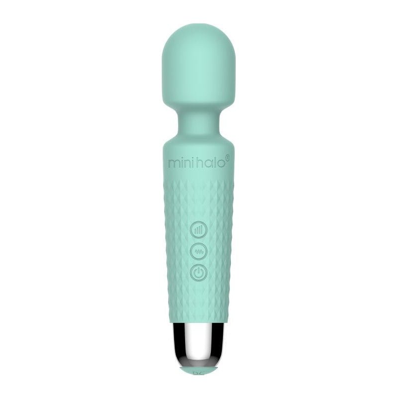 Shibari Mini Wand Halo 20X Minty Green - Adult Toys