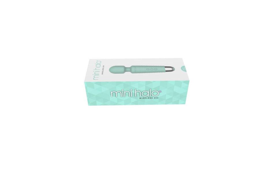 Shibari Mini Wand Halo 20X Minty Green - Adult Toys