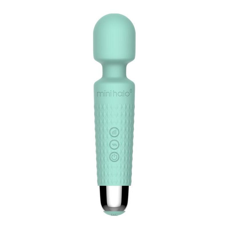 Shibari Mini Wand Halo 20X Minty Green - Adult Toys
