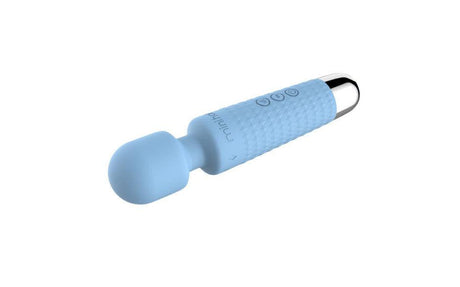 Shibari Mini Wand Halo 20X Powder Blue - Adult Toys