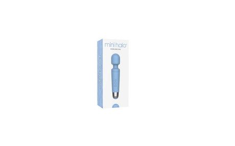 Shibari Mini Wand Halo 20X Powder Blue - Adult Toys