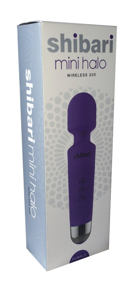 Shibari Mini Wand Halo 20X Purple - Adult Toys