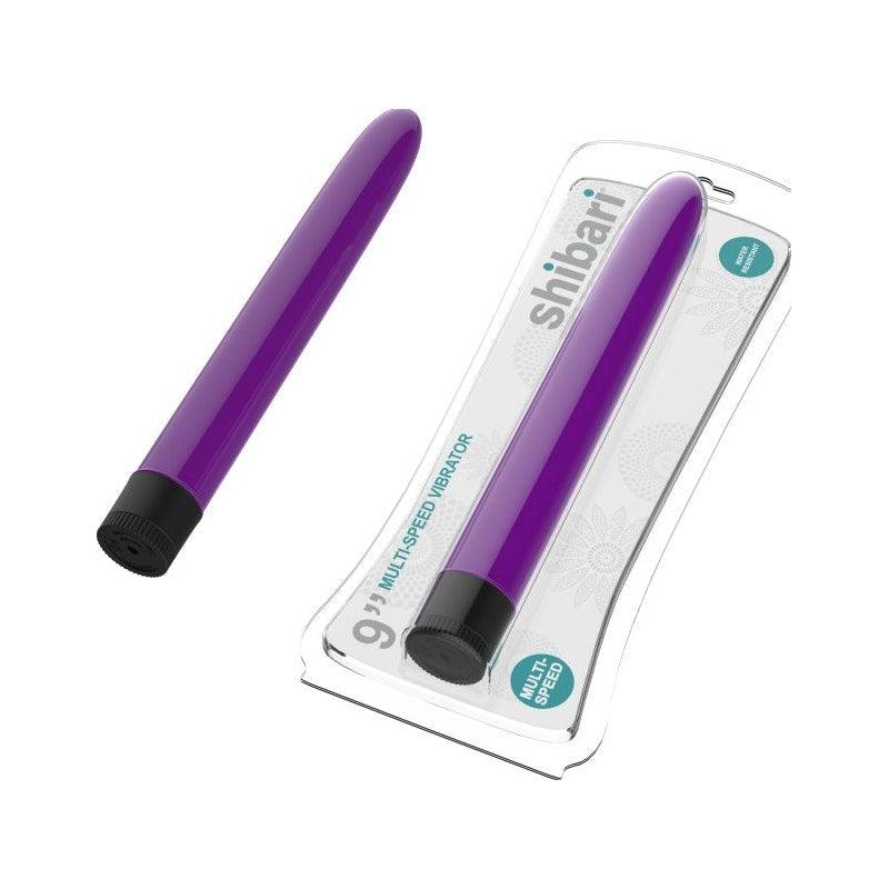 Shibari Multi - Speed Vibrator 9in Purple - Adult Toys