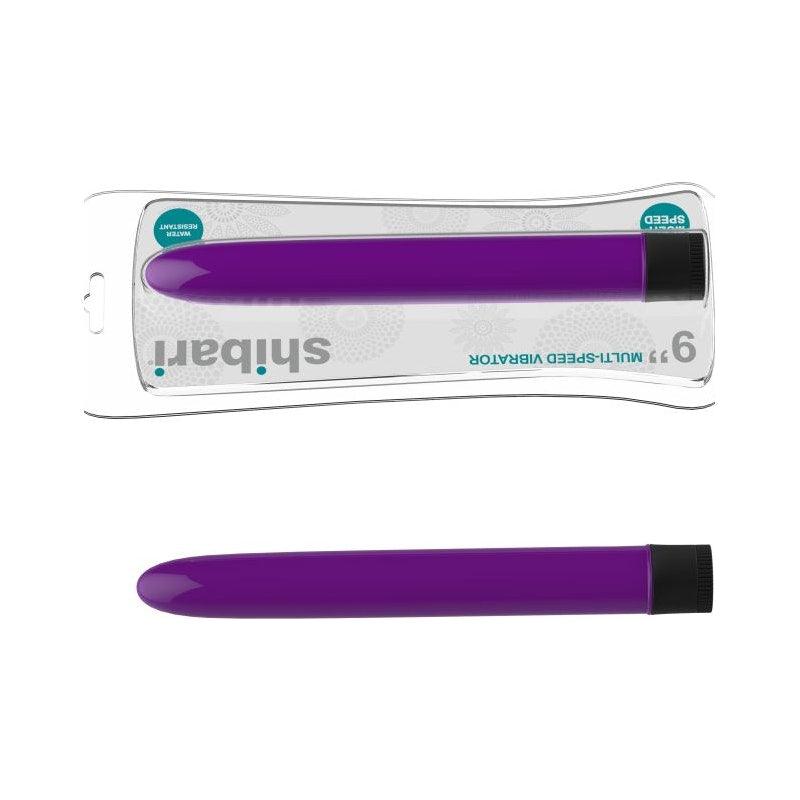 Shibari Multi - Speed Vibrator 9in Purple - Adult Toys