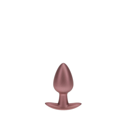 Shots Toys Ouch! Medium Anal Plug – Rose Gold Silicone Butt Plug - ANAL TOYS
