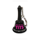 Show Me Your Tits Mini Bell Keychain - Naughty by Nature Adult Store