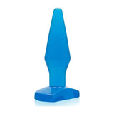 Si Novelties Bum Plug – Medium Blue Phthalate - Free PVC Anal Toy - Adult Toys