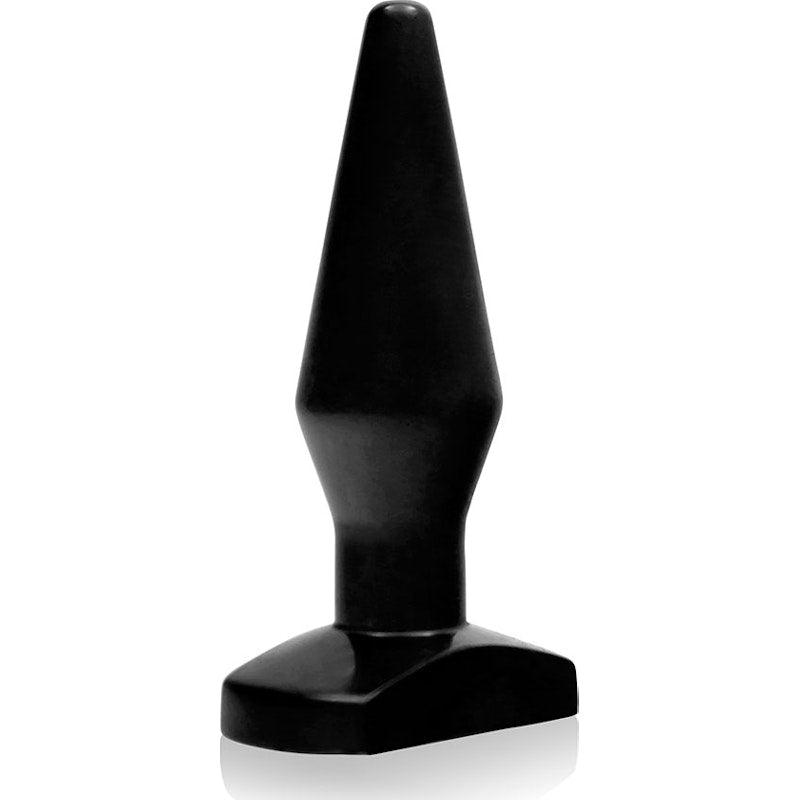 Si Novelties Medium Anal Butt Plug | Black Medical Grade Silicone - Adult Toys