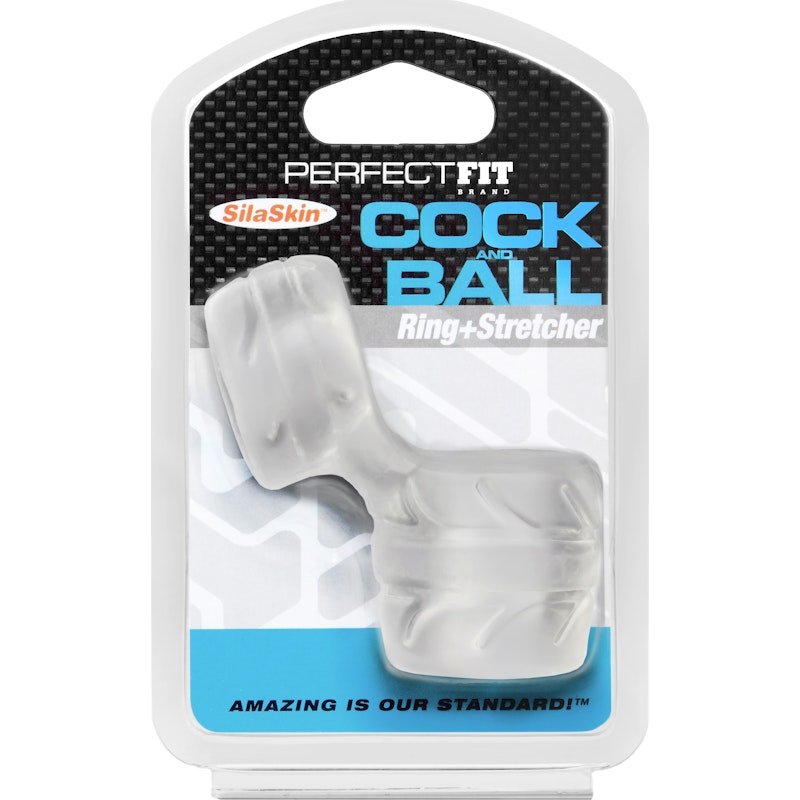 SilaSkin Cock And Ball Clear - Adult Toys
