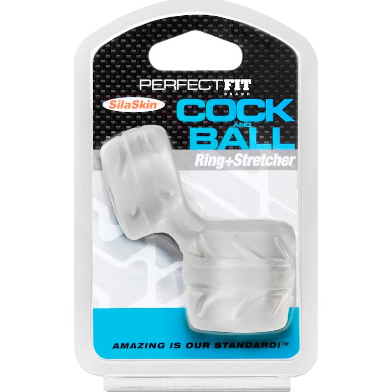SilaSkin Cock And Ball Clear - Adult Toys