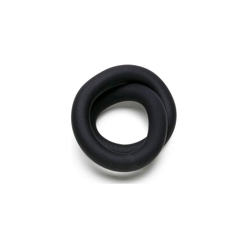 Silicone Hefty Wrap Ring 229mm Black - Naughty by Nature Adult Store