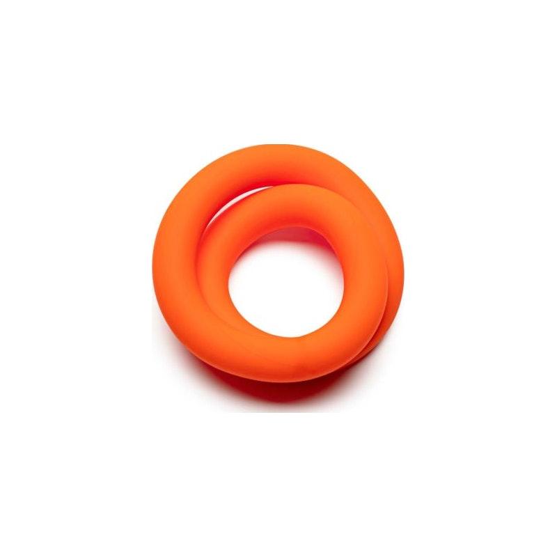 Silicone Hefty Wrap Ring 229mm Orange - Naughty by Nature Adult Store