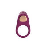 Silicone Vibrating Cock Ring USB Rechargeable - COCK RINGS
