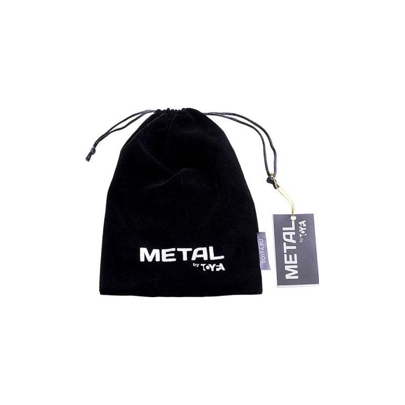 Silver Metal Anal Plug Small w White Tail - Adult Toys