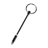 Silver Metal Urethral Plug w Ring - Naughty by Nature Adult Store