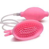 Size Matters Silicone Vibrating Pussy Cup – Pink Suction Pump Toy - Adult Toys