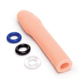 Size Up Realistic 2 Inch Penis Extender - Flesh 5 cm (2'') Penis Extension Sleeve - SLEEVES