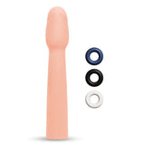 Size Up Realistic 2 Inch Penis Extender - Flesh 5 cm (2'') Penis Extension Sleeve - SLEEVES