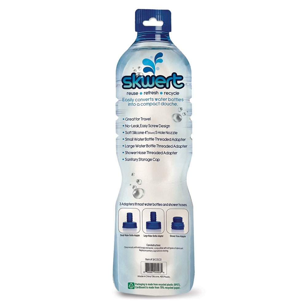 Skwert - 5 Piece Water Bottle Douche Adapter Kit - HEALTH CARE