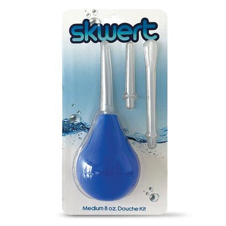 Skwert Medium 8 oz Douche Kit - Blue 240 ml Unisex Douche Kit - HEALTH CARE