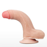Sliding Skin Dual Layer Dong - Flesh (7'') with Flexible Skin - DONGS