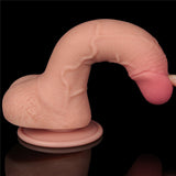 Sliding Skin Dual Layer Dong - Flesh (7.5'') with Flexible Skin - DONGS