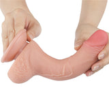 Sliding Skin Dual Layer Dong - Flesh (7.5'') with Flexible Skin - DONGS