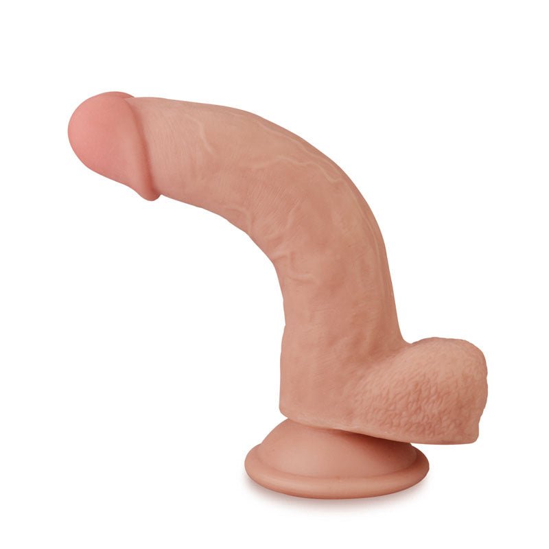 Sliding Skin Dual Layer Dong - Flesh (8'') with Flexible Skin - DONGS
