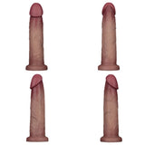 Sliding Skin Pro Dual Layer Silicone Dong 9in - Adult Toys