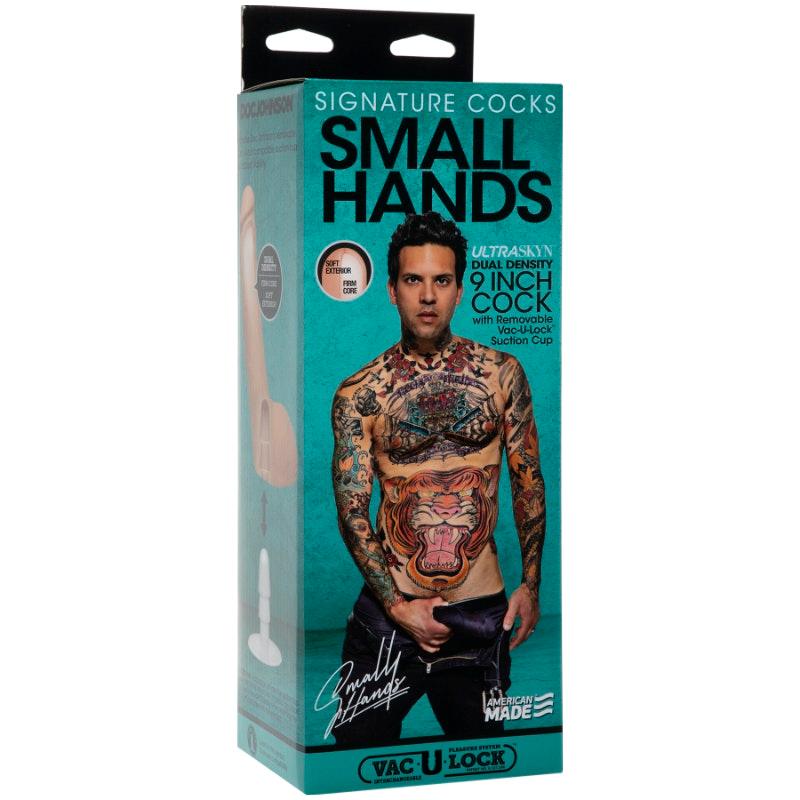 Small Hands Cock w Removable Vac - U - Lock Suction Cup Vanilla - Adult Toys