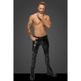 Snake Wetlook Long Pants with Back Pockets - Lingerie