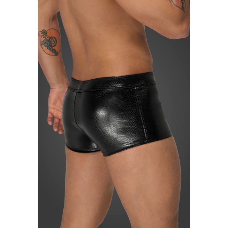 Snake Wetlook Short Shorts - Lingerie