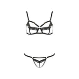 Solon 2 Pc Set Black - Lingerie