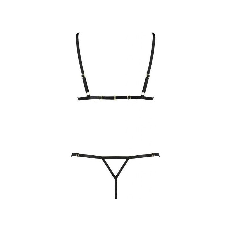 Solon 2 Pc Set Black - Lingerie