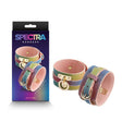 Spectra Bondage Ankle Cuffs - Rainbow - Rainbow Restraints - BONDAGE - TOYS