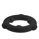 Spinner Silicone Cock Ring Black - Adult Toys
