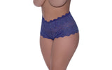 Split Crotch Boy Short Blueberry - Lingerie