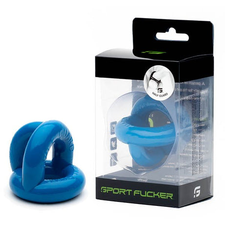 Sport Fucker Half Guard - Police Blue Cock Ring - COCK RINGS