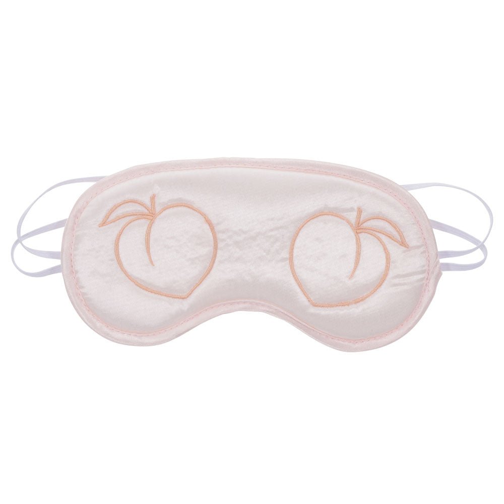 Sportsheets Peaches n CreaMe Satin Blindfold – Padded Eye Mask - BONDAGE - TOYS