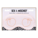 Sportsheets Peaches n CreaMe Satin Blindfold – Padded Eye Mask - BONDAGE - TOYS