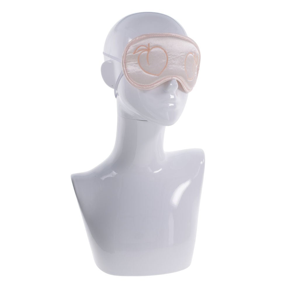 Sportsheets Peaches n CreaMe Satin Blindfold – Padded Eye Mask - BONDAGE - TOYS