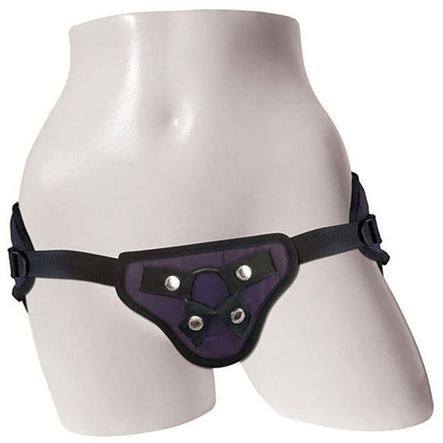 Sportsheets Purple Adjustable Strap On Harness Device - STRAP-ONS