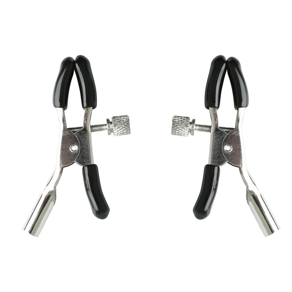 Sportsheets Sex & Mischief Nipple Clips – Adjustable Metal Clamps - BONDAGE - TOYS