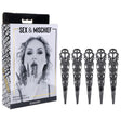Sportsheets Sex & Mischief Sensory Fingertips – Black Metal – Set of 5 - BONDAGE - TOYS