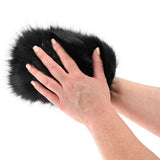 SPORTSHEETS Spiked Sensory Mitt - Black Furry Mitt with Spikes - BONDAGE - TOYS