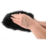 SPORTSHEETS Spiked Sensory Mitt - Black Furry Mitt with Spikes - BONDAGE - TOYS