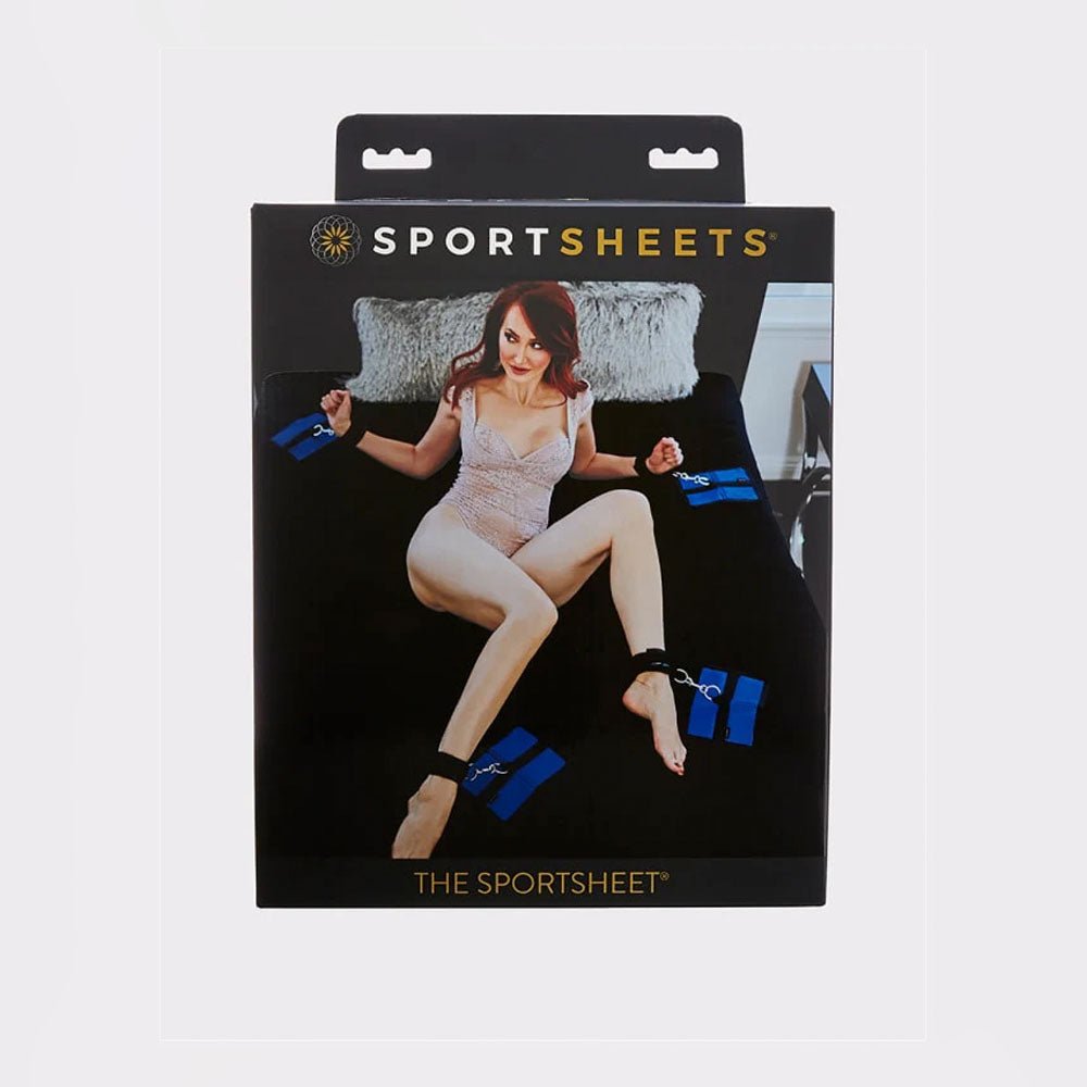 SPORTSHEETS The Sportsheet - Queen - Bed Restraint Play System - Fits Queen Size Bed - BONDAGE - TOYS