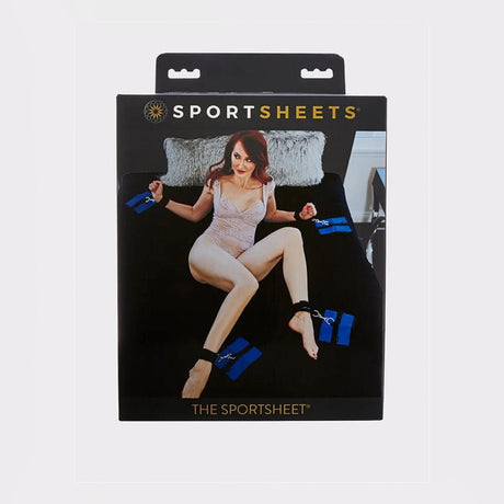 SPORTSHEETS The Sportsheet - Queen - Bed Restraint Play System - Fits Queen Size Bed - BONDAGE - TOYS