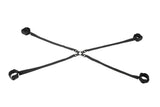 SPORTSHEETS Velvet Noir Adjustable Hog Tie & Cuff Set - BONDAGE - TOYS